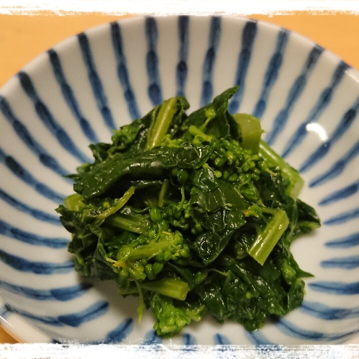 菜の花の甘口辛子和え レシピ 作り方 By ぼーずの母ちゃん 楽天レシピ